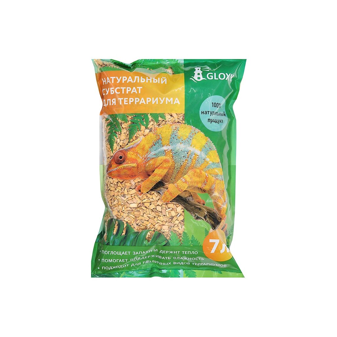Gloxy Субстрат щепа дуба 7л