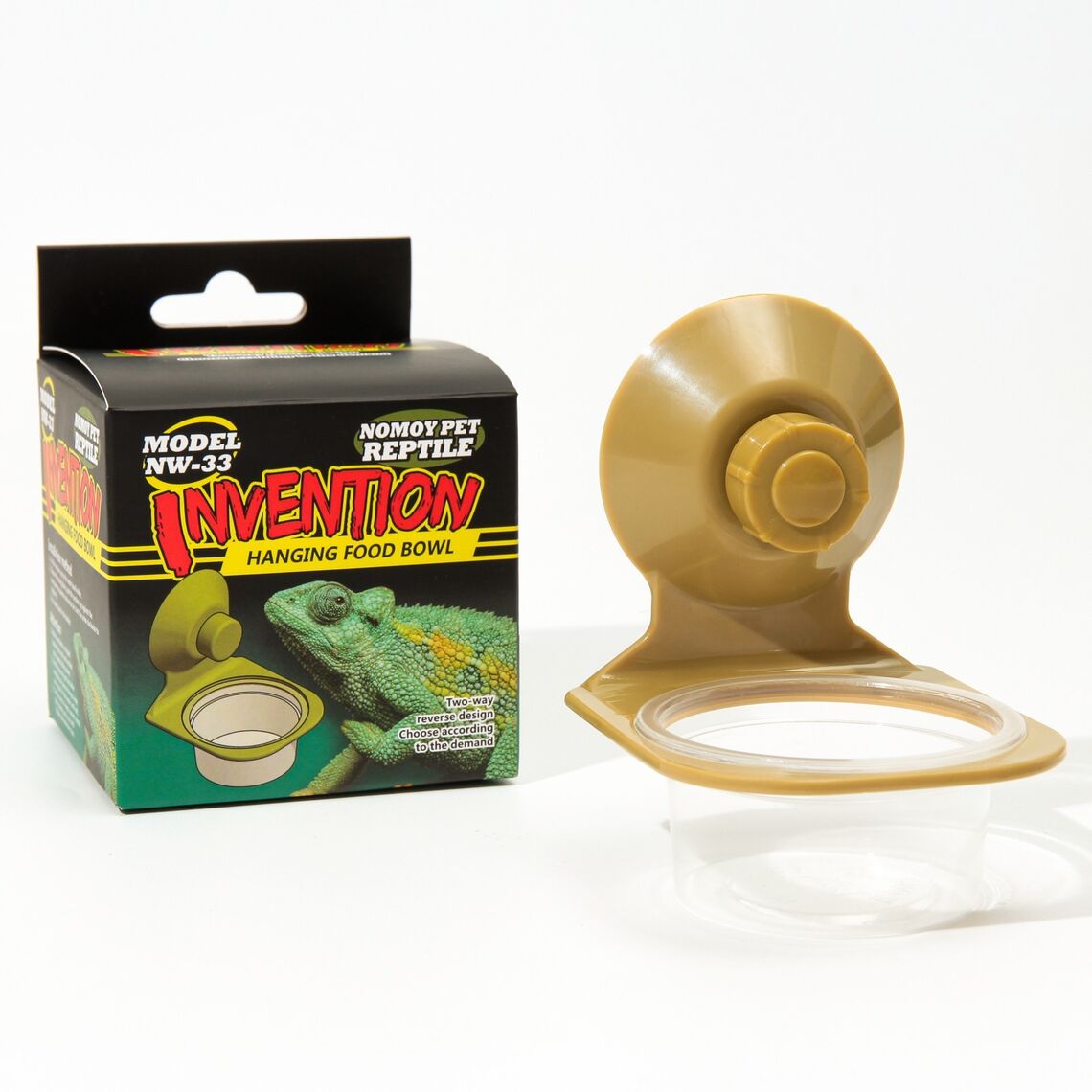 Nomot Pet Кормушка для террариума на присосках 7,5*11 см