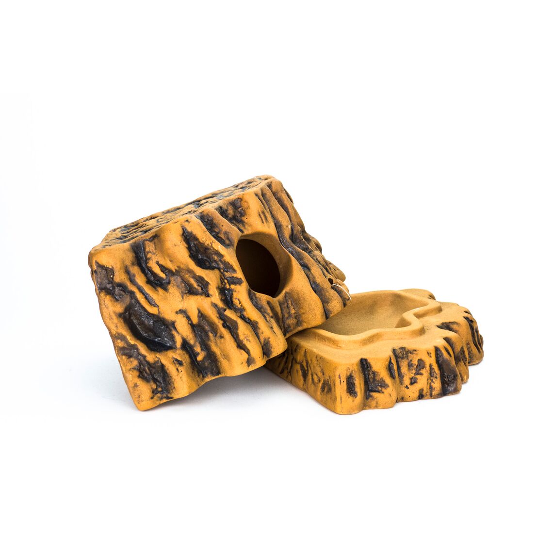 NOVAMARK Керамическая влажная камера Пень угловой коричневый